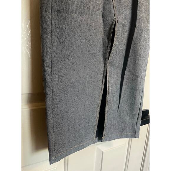 Cinq a Sept NWT Tana Denim Long Length Skirt Blue Gray Size 0 - Picture 6 of 8